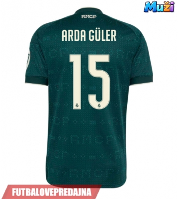 Lacne Muži Futbalové dres Real Madrid Arda Guler #15 2026-27 Krátky Rukáv - Preč